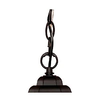 Textured Glass Lantern Hanging Light – Classic Lighting for Exterior Spaces