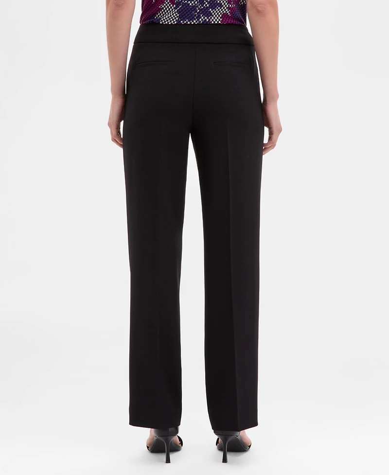 Kasper Petite Straight Full-Length Pants, Regular &