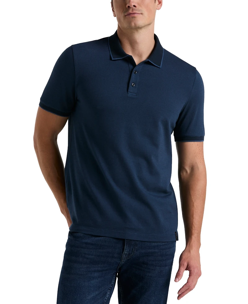 Perry Ellis Men's All-Cotton Polo Shirt