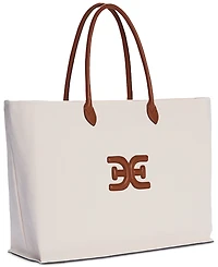 Sam Edelman Cooper Extra Large Logo Canvas Tote