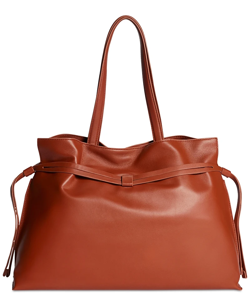 Sam Edelman Poppy Extra Large Leather Drawstring Tote