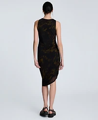 Kenneth Cole Women's Sandra Side-Ruched Asymmetric Tank Dress