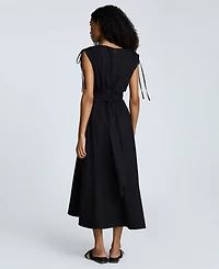Kenneth Cole Women's Shoulder-Tie Side-Cutout Midi Dress