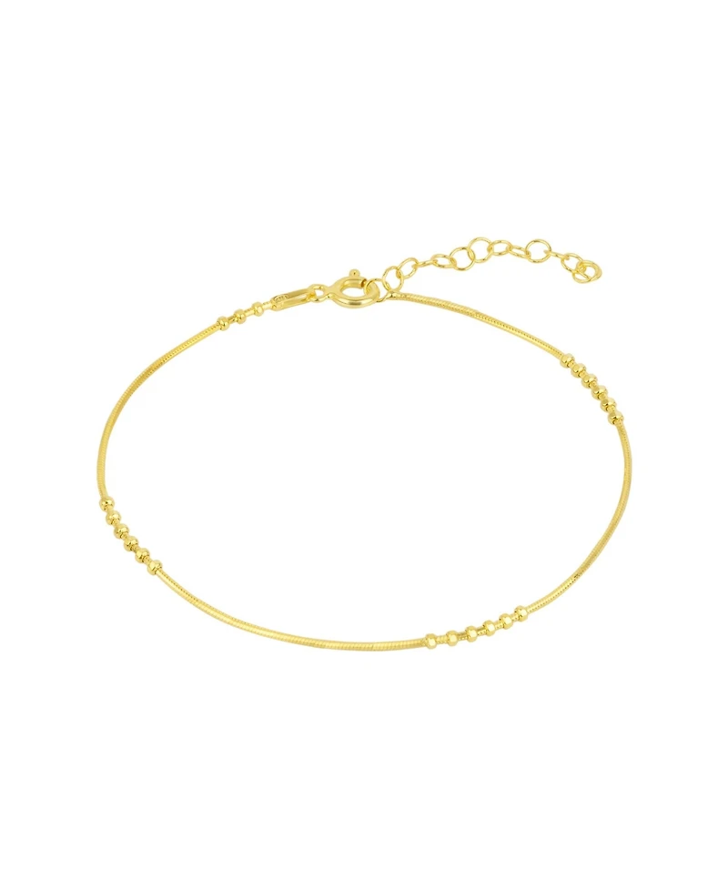 Spero London Six Beads Sterling Silver Bracelet