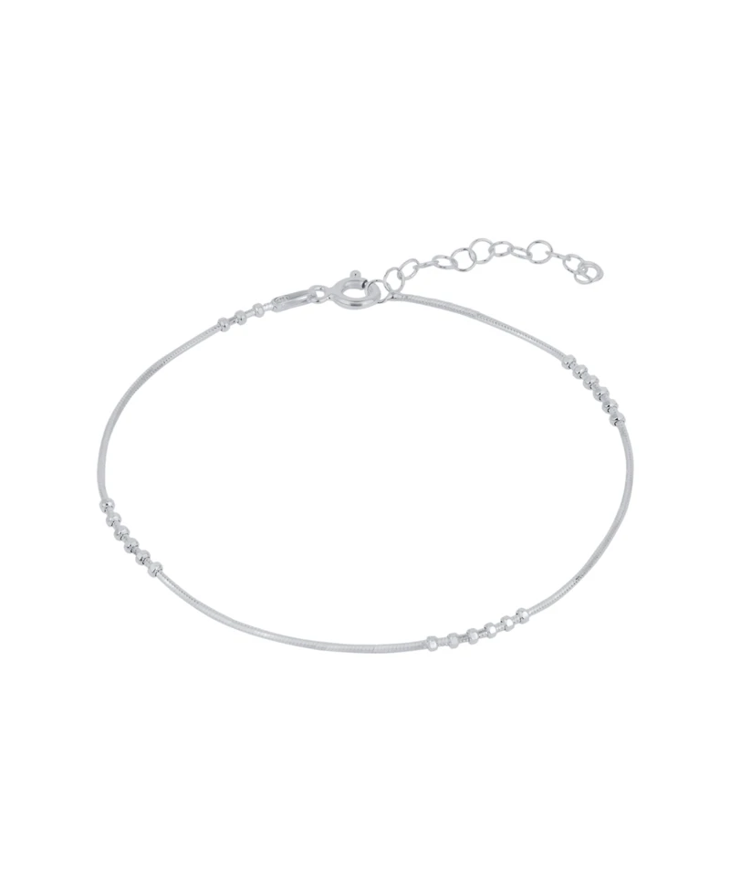Spero London Six Beads Sterling Silver Bracelet