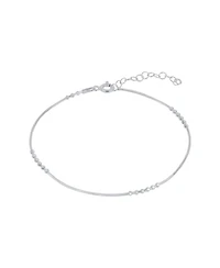 Spero London Six Beads Sterling Silver Bracelet
