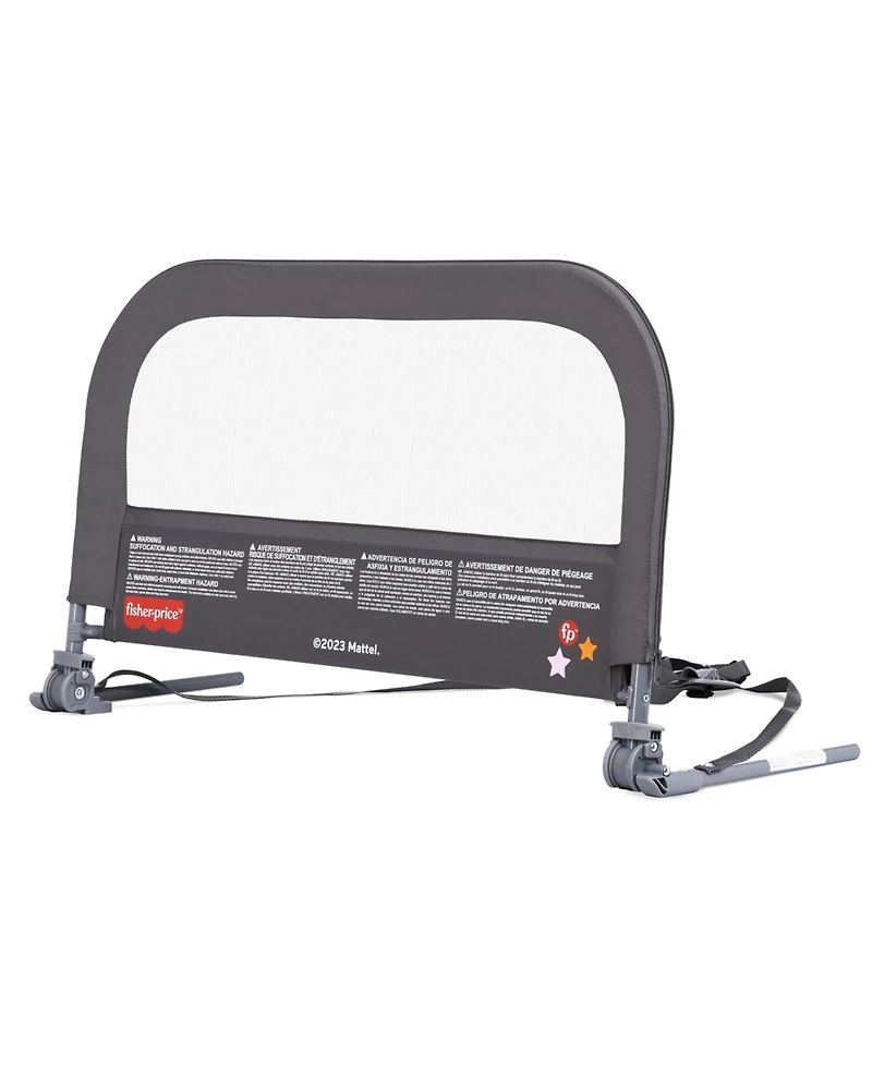 Dream On Me Fisher-Price Little Naps Bed Rail Gray