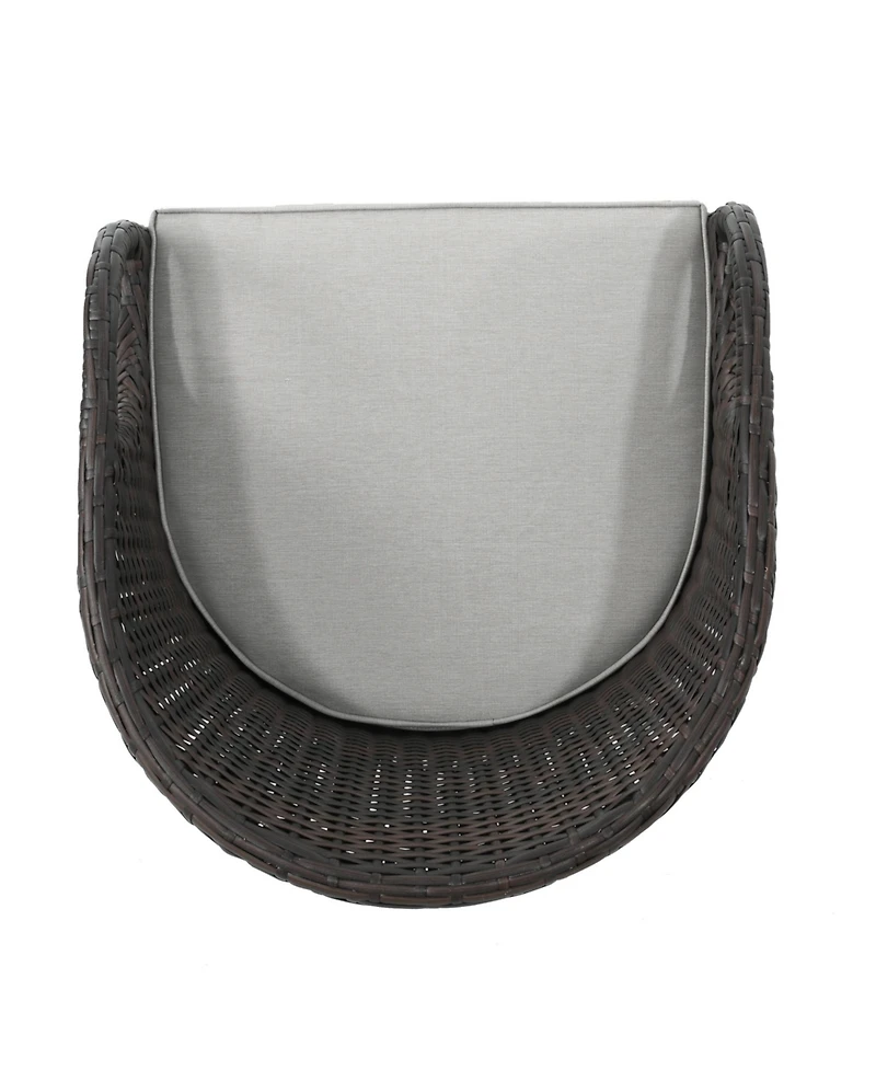 Streamdale Furniture Outdoor Wicker Barstool Set - Patio Height