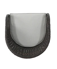 Streamdale Furniture Outdoor Wicker Barstool Set - Patio Height