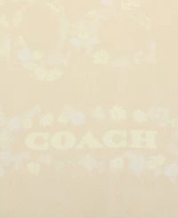 Coach Women's Signature Rose Meadow Print Oversized Square Scarf