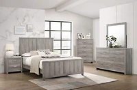 Kings Brand Furniture Harmony 2-Drawer Wooden Side End Table, Nightstand