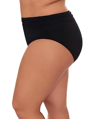 Magicsuit Plus Shirred Brief Swim Bottom