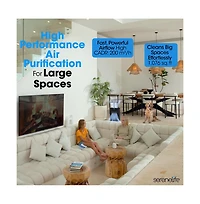 High-Performance Air Purifier with Sleep Mode, Automatic and Filter Replacement for Bedrooms, Offices, Living Rooms