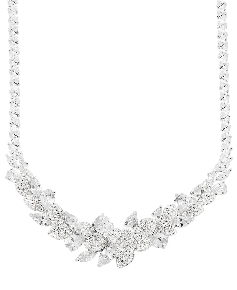 Arabella Cubic Zirconia Necklace (40-1/4 ct. t.w.) in Sterling Silver, 18"