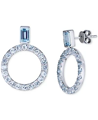 Amethyst (2-1/2 ct. t.w.) or Sky Blue Topaz (4-1/2 Drop Earrings Sterling Silver