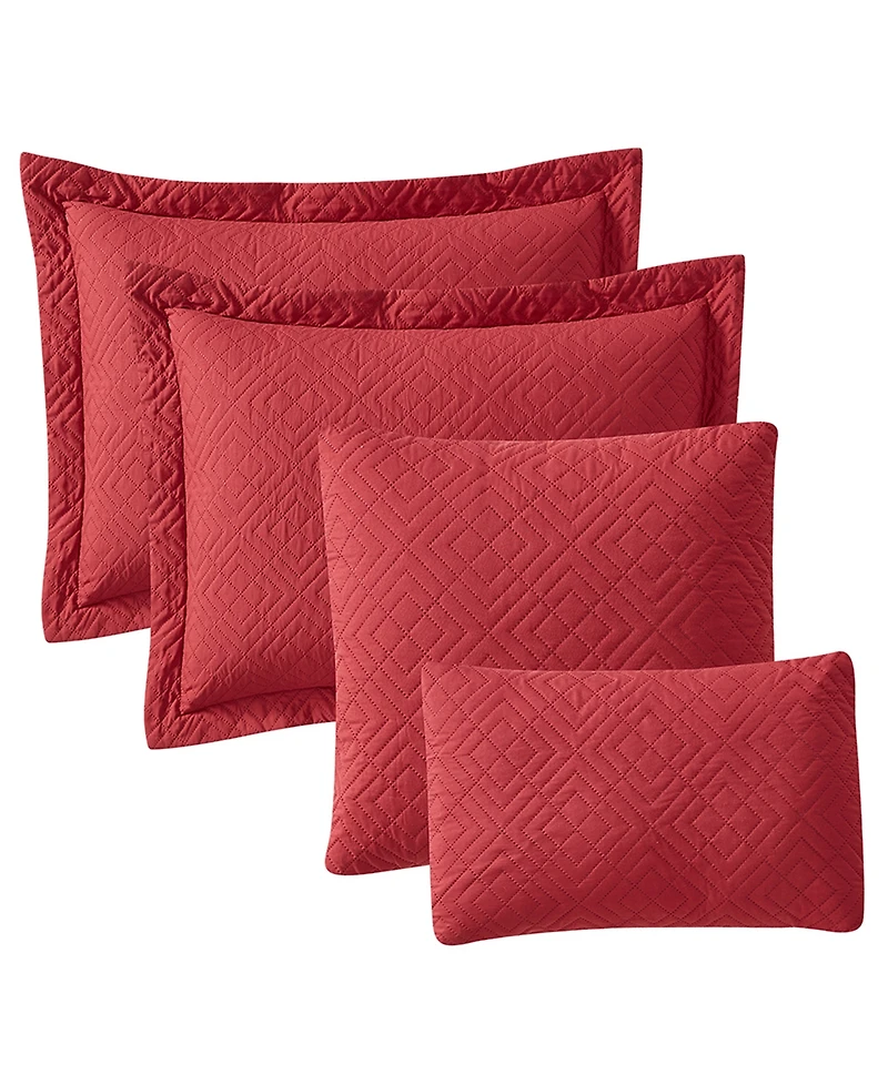 Nestl Diamond Embossed 5-Pc. Quilt Set, King/California King