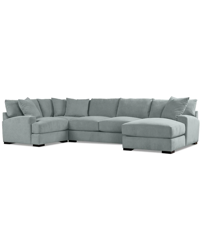 Rhyder -Pc. Fabric Chaise Sectional