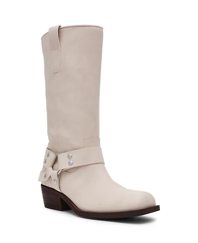 Dv Dolce Vita Women's Tanzy Tall Harness Moto Engineer Boots