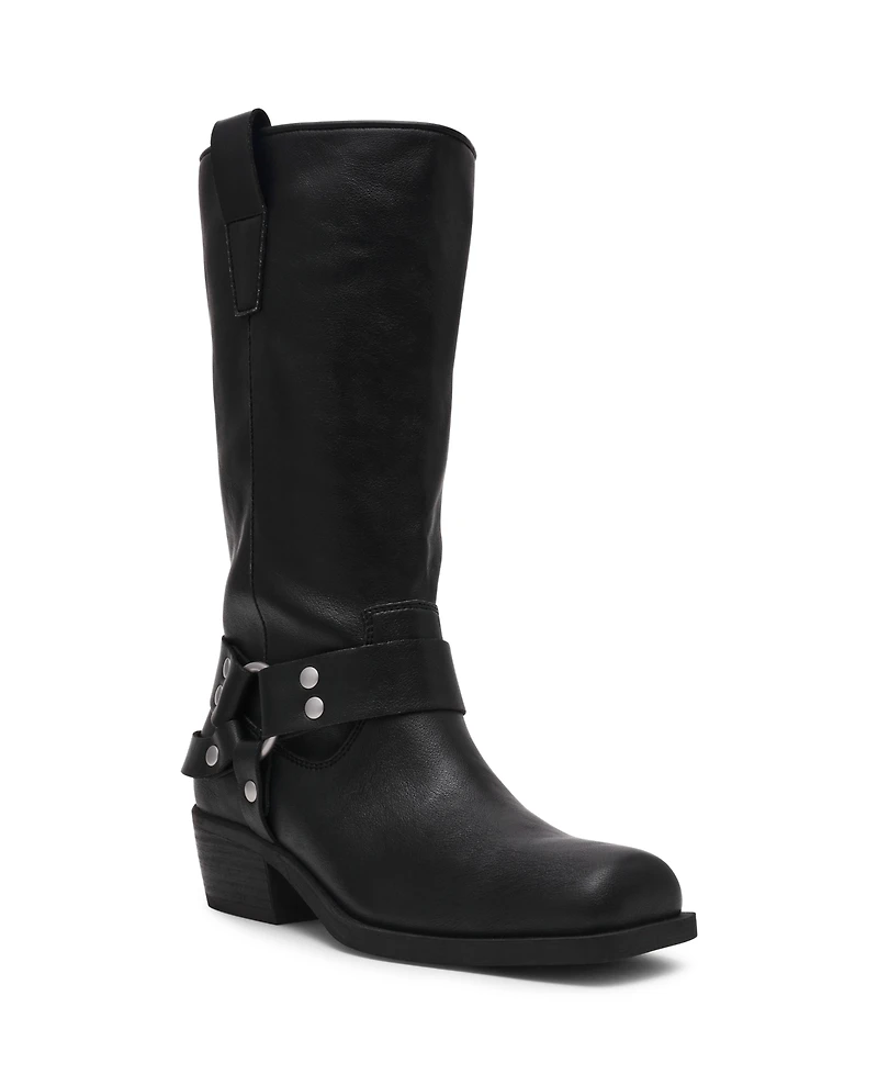 Dv Dolce Vita Women's Tanzy Tall Harness Moto Engineer Boots