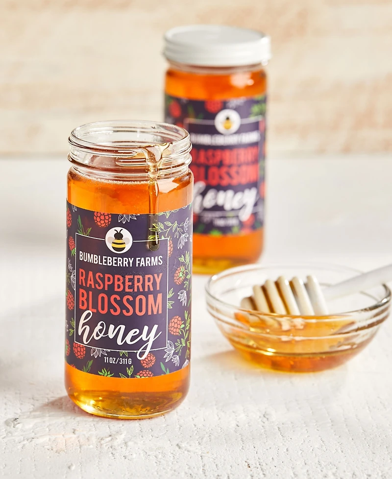 Bumbleberry Farms Raspberry Blossom Honey Set of 2