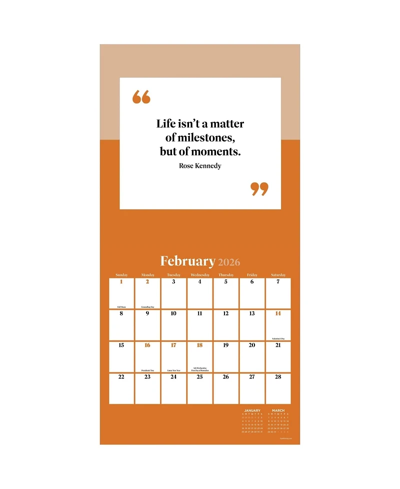2026 Inspire Wall Calendar
