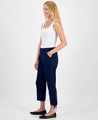 Style & Co Women's Mid Rise Tie-Hem Ankle Pants, Exclusively at Macy's