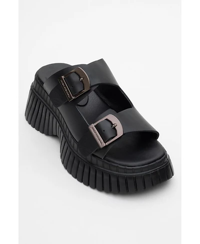 Joanes Leather Two-Strap Platform Sandal (Women)