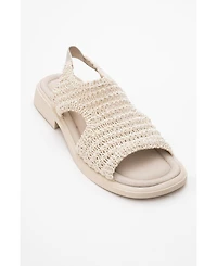 Weave Leather Woven Sandal (Women)