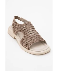Weave Leather Woven Sandal (Women)