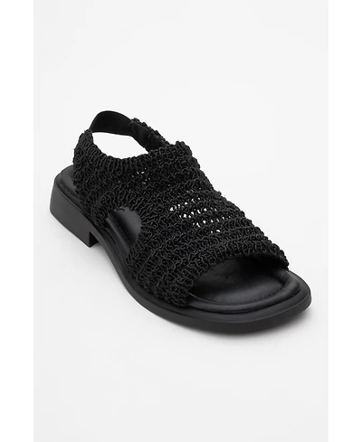 Weave Leather Woven Sandal (Women)