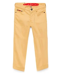 Elie Balleh Big Boys Khaki Slim Fit 5 Pocket Twill Pants