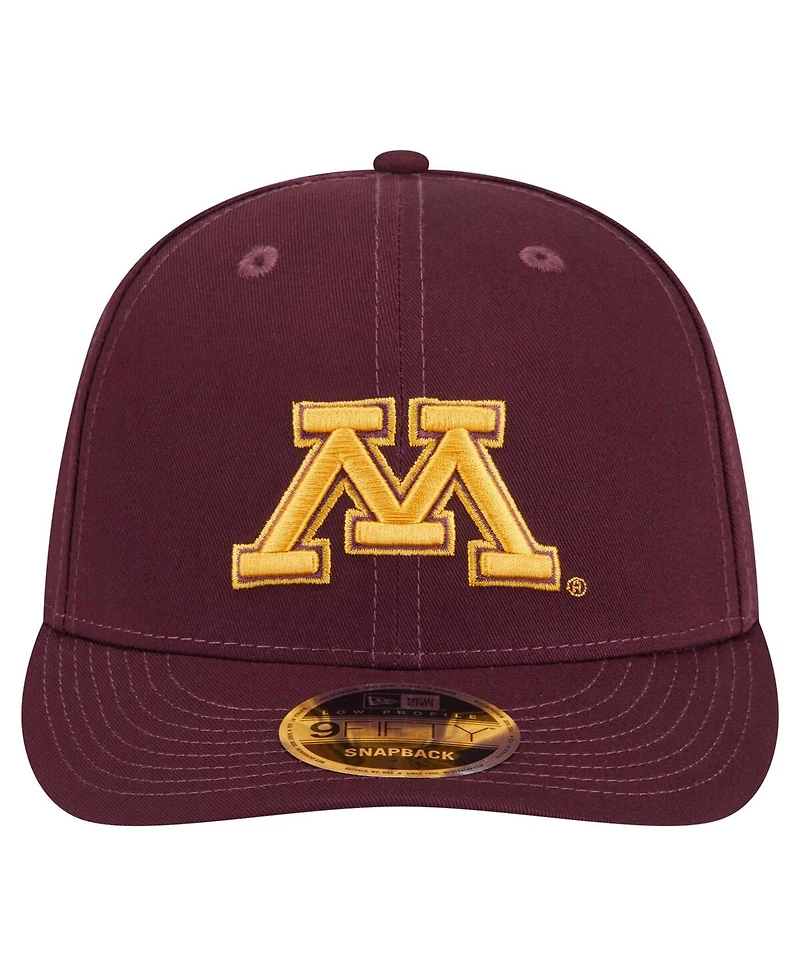 New Era Men's Maroon Minnesota Golden Gophers Low Profile 9FIFTY Snapback Hat