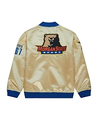 Mitchell & Ness Men's Gold Morgan State Bears Team Og 2.0 Lightweight Satin Full-Zip Jacket