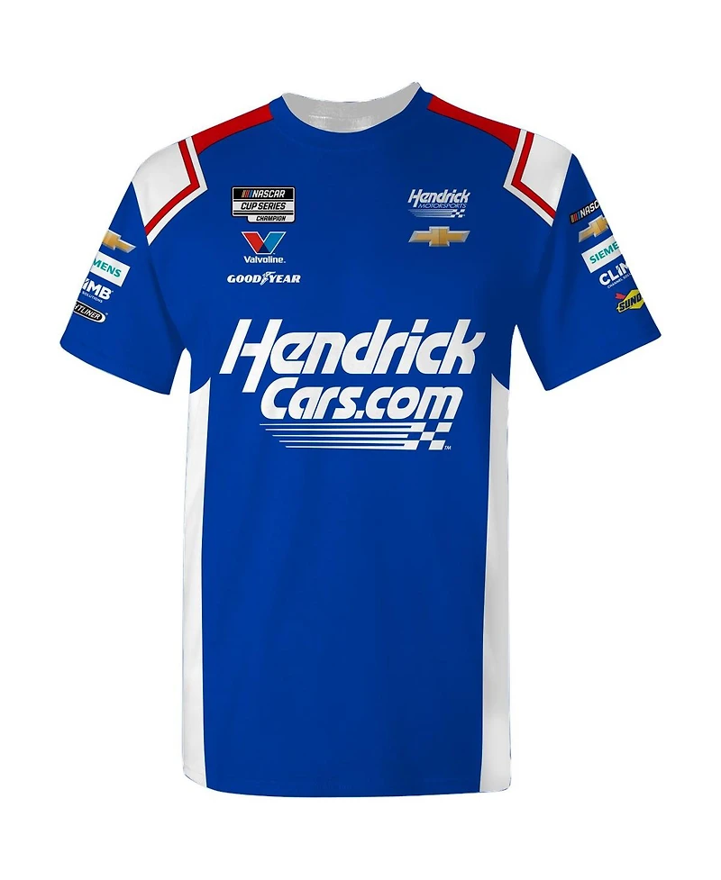 Hendrick Motorsports Team Collection Men's Blue Kyle Larson Valvoline Uniform T-Shirt