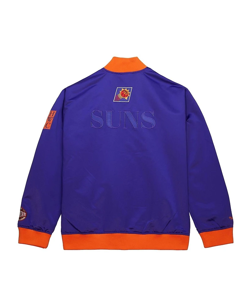 Mitchell & Ness Men's Purple Phoenix Suns Hardwood Classics Team Og 3.0 Lightweight Satin Full-Snap Jacket