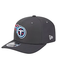 New Era Men's Graphite Tennessee Titans Main 9SEVENTY Stretch Snap Hat