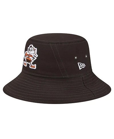 New Era Men's Brown Cleveland Browns Main Bucket Hat