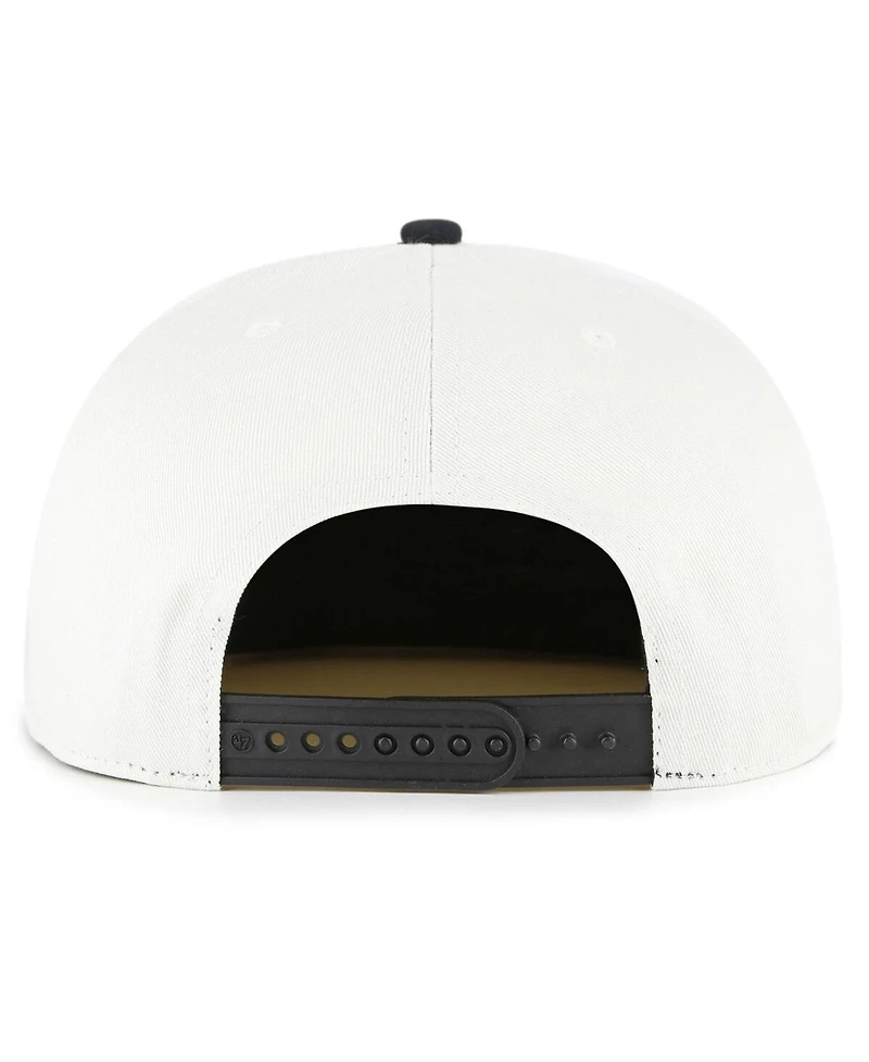 '47 Brand Women's White/Black Baltimore Orioles Foundation Captain Snapback Hat