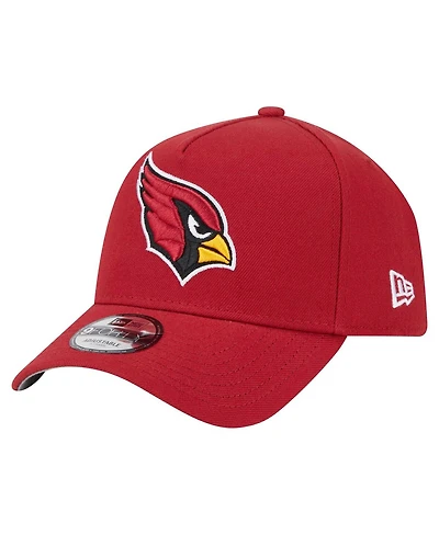 New Era Men's Cardinal Arizona Cardinals A-Frame 9FORTY Adjustable Hat
