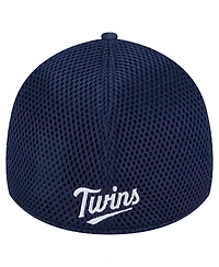 New Era Men's Navy Minnesota Twins Subtle Camo 39THIRTY Flex Hat