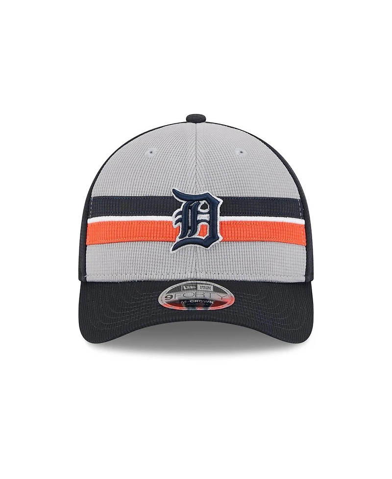 New Era Men's Navy/Gray Detroit Tigers 2025 Batting Practice 9FORTY M-Crown Adjustable Hat