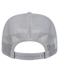 New Era Men's Light Blue/Gray Atlanta Hawks Adventure Aloha Pattern 9SEVENTY Stretch-Snap Hat