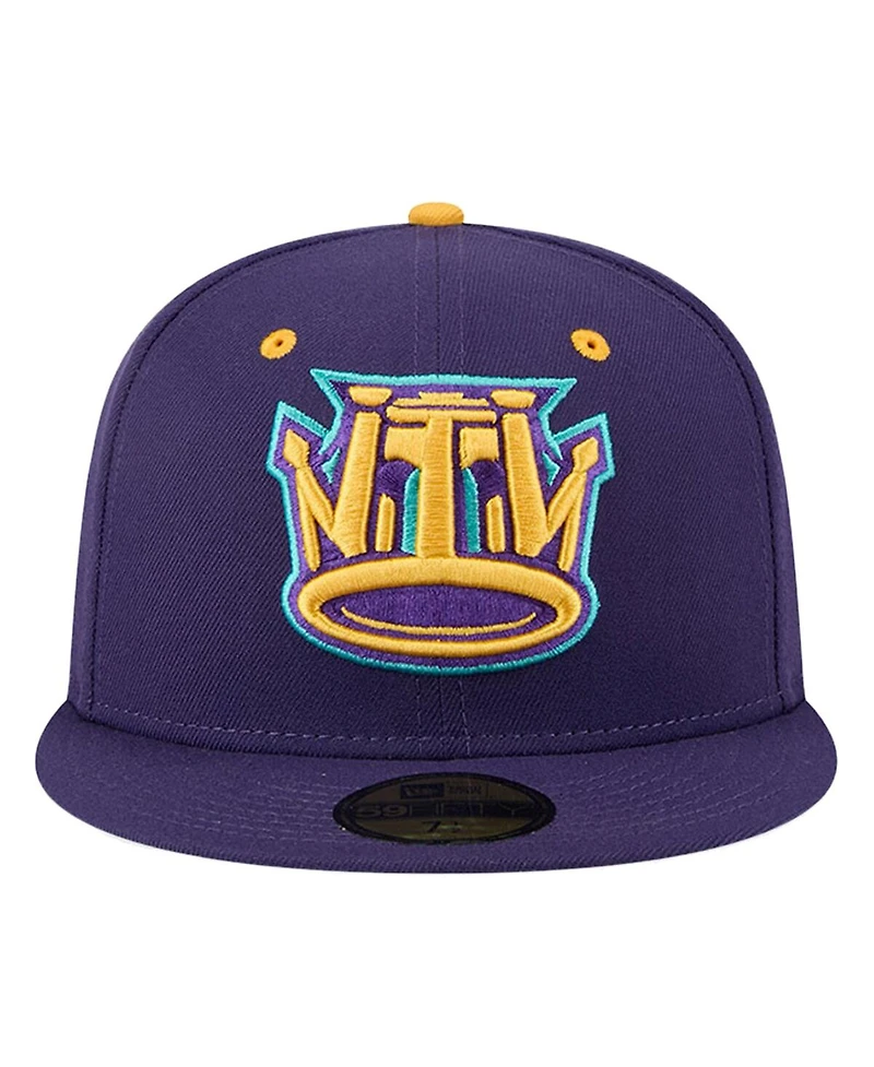 New Era Men's Purple Brooklyn Cyclones Copa de la Diversion 59FIFTY Fitted Hat