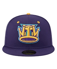 New Era Men's Purple Brooklyn Cyclones Copa de la Diversion 59FIFTY Fitted Hat
