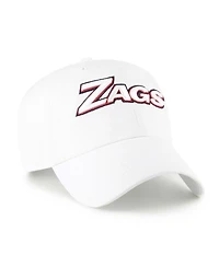 '47 Brand Men's White Gonzaga Bulldogs Clean Up Adjustable Hat