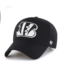 '47 Brand Men's Black Cincinnati Bengals Foundation Offside Adjustable Hat