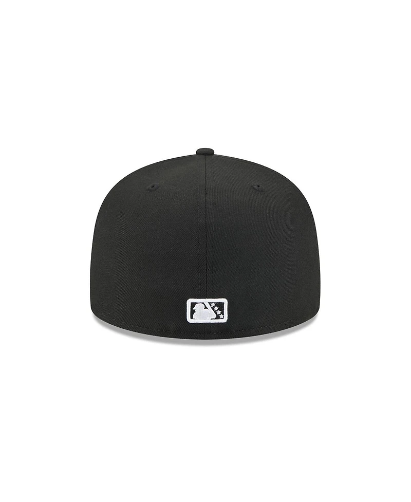 New Era Men's Black West Michigan Whitecaps Theme Nights 59FIFTY Fitted Hat