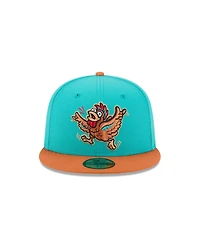 New Era Men's Turquoise Winston-Salem Dash Theme Nights 59FIFTY Fitted Hat