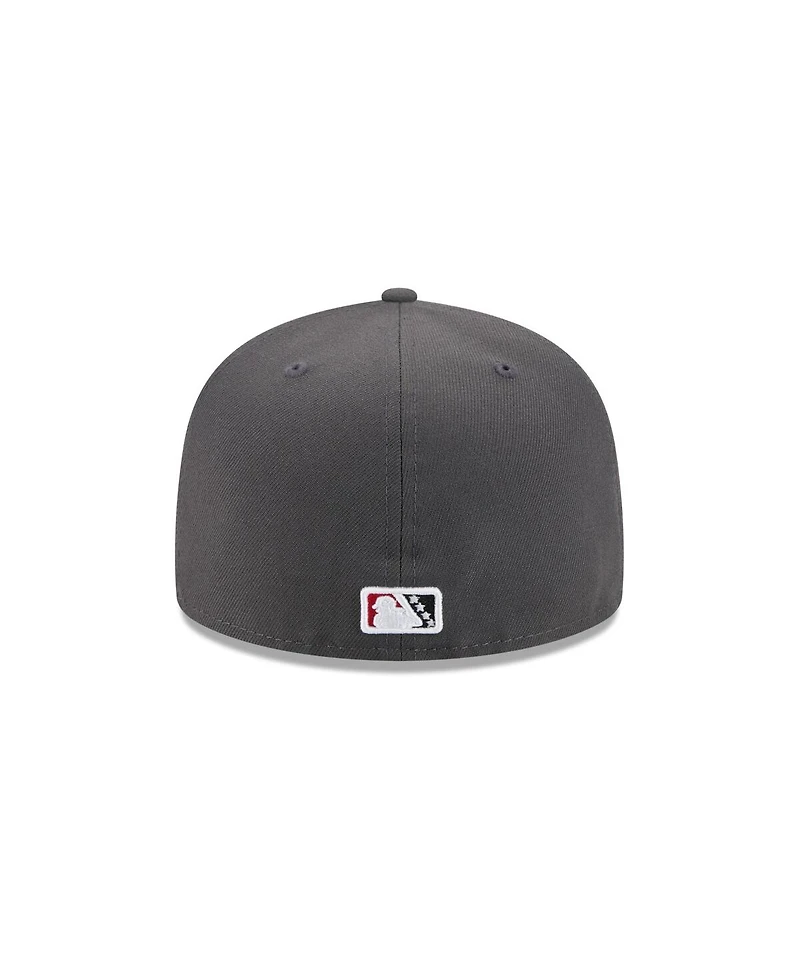 New Era Men's Gray Rancho Cucamonga Quakes Theme Nights 59FIFTY Fitted Hat