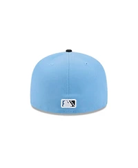 New Era Men's Light Blue Erie SeaWolves Theme Nights 59FIFTY Fitted Hat